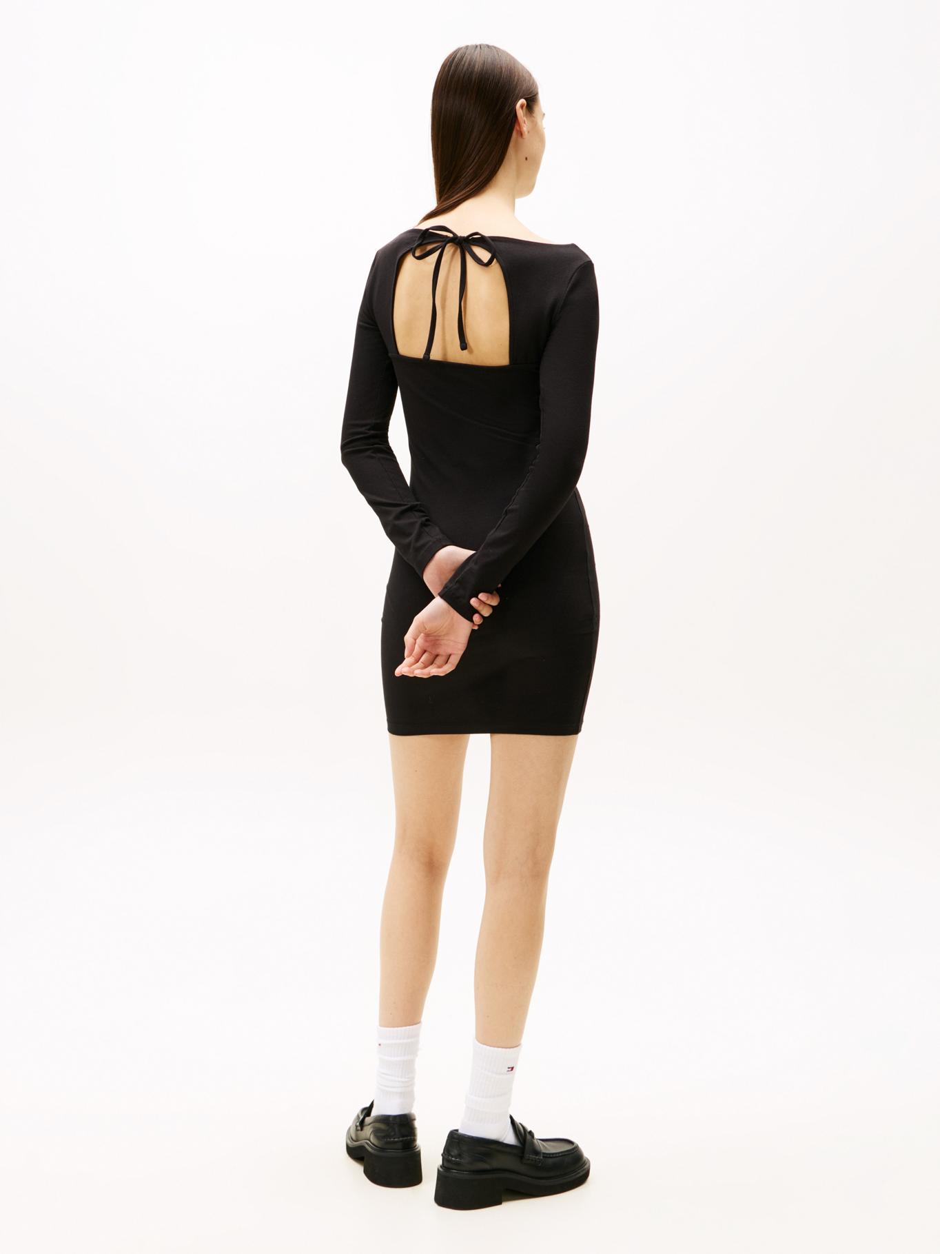 VESTIDO CON CUELLO ANUDABLE - 2