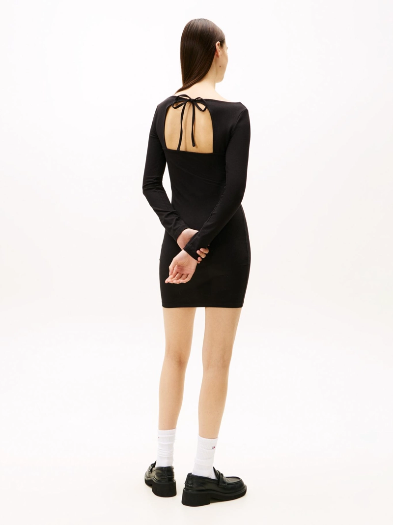 VESTIDO CON CUELLO ANUDABLE - 2