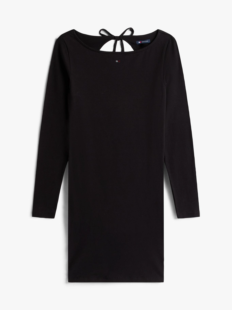 VESTIDO CON CUELLO ANUDABLE - 5