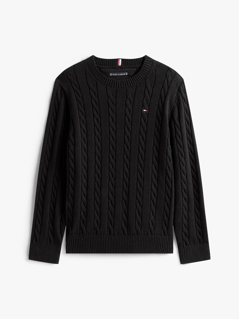 SWEATER DE NIÑO DE PUNTO TRENZADO - 5