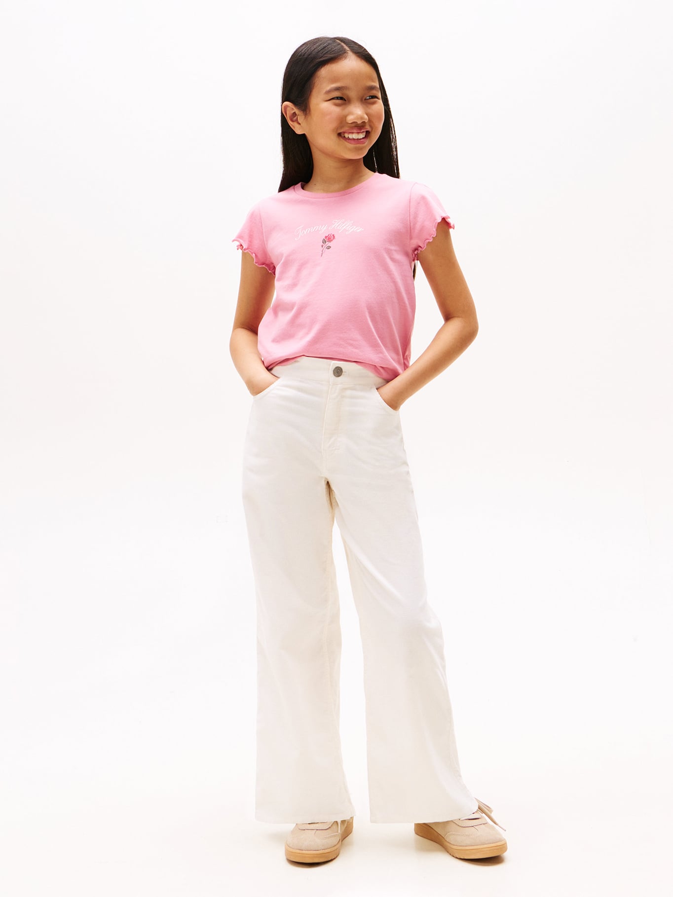 POLERA DE NIÑA CON LOGO GRAFICO - 2