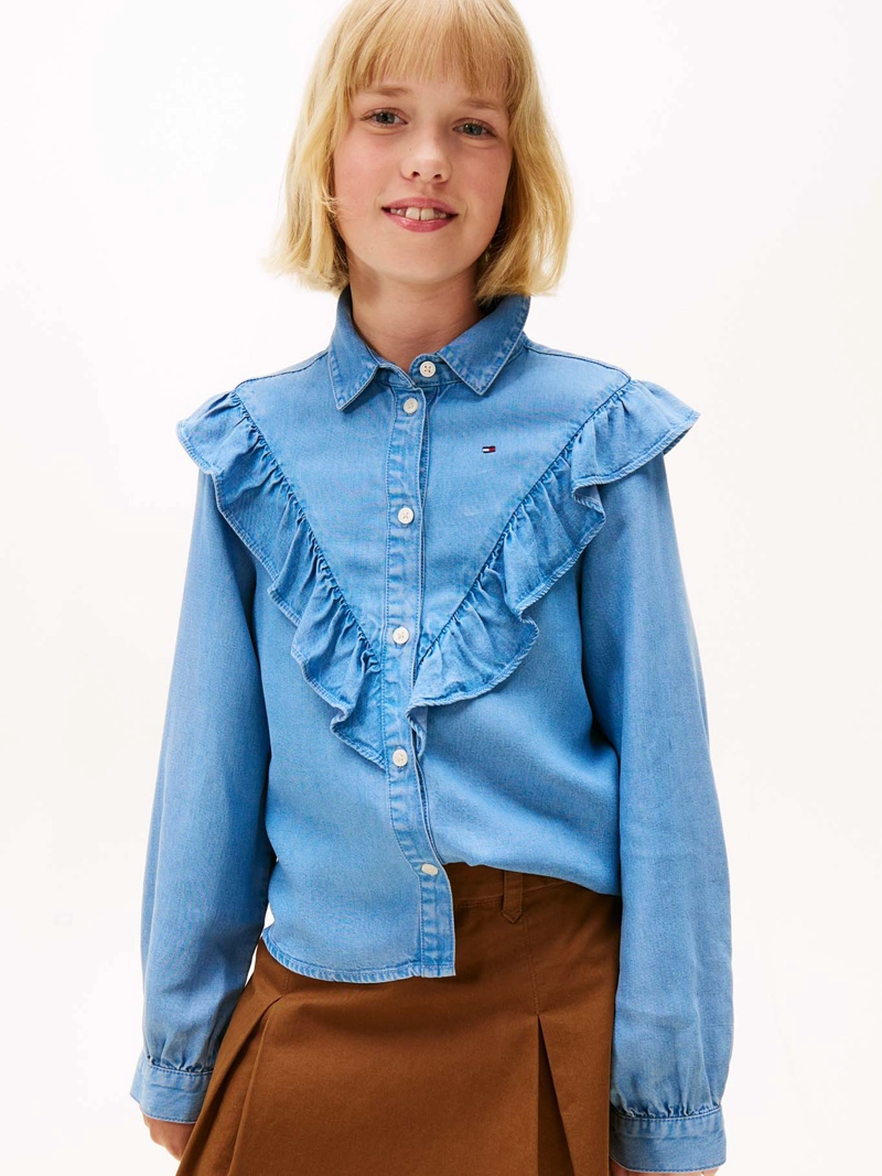 BLUSA CON VOLANTES - 1