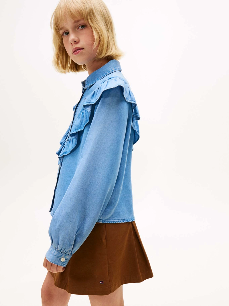 BLUSA CON VOLANTES - 4