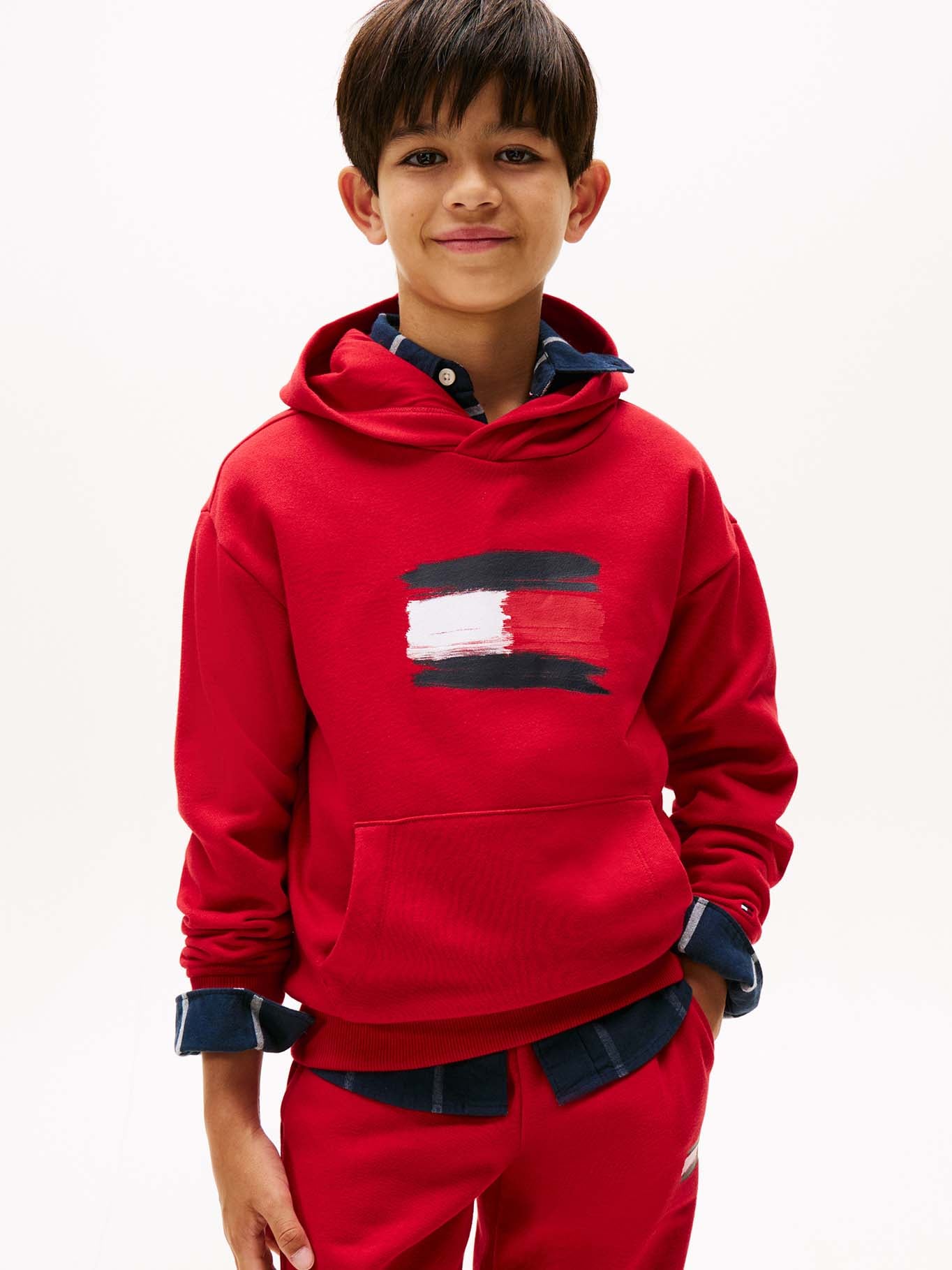 POLERON HOODIE FLAG LOGO - 1