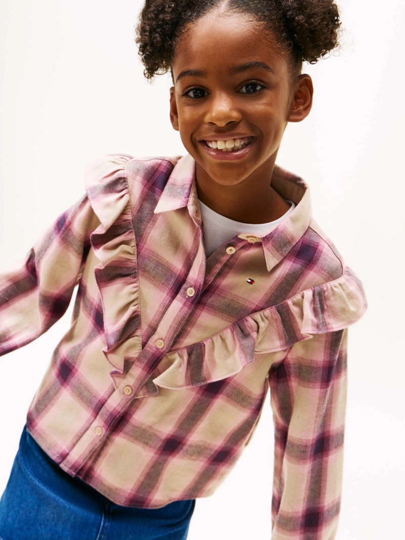 BLUSA AMPLIA CON VOLANTES - 4