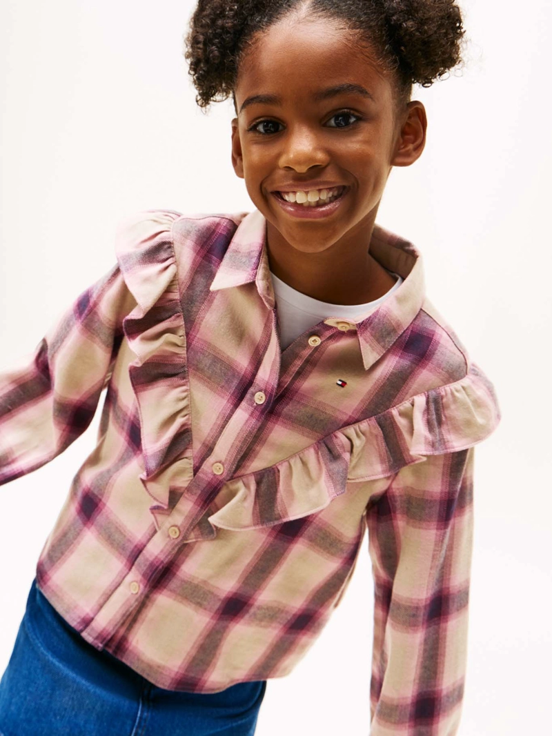 BLUSA AMPLIA CON VOLANTES - 4