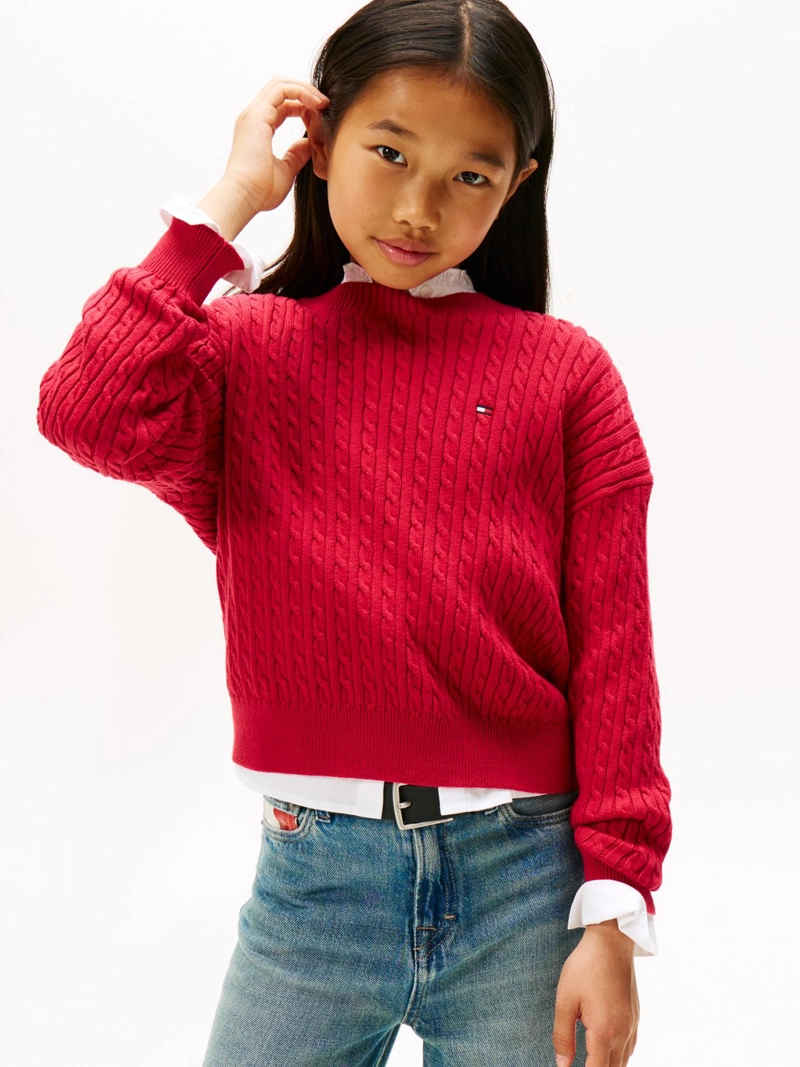 SWEATER DE PUNTO TRENZADO - 1