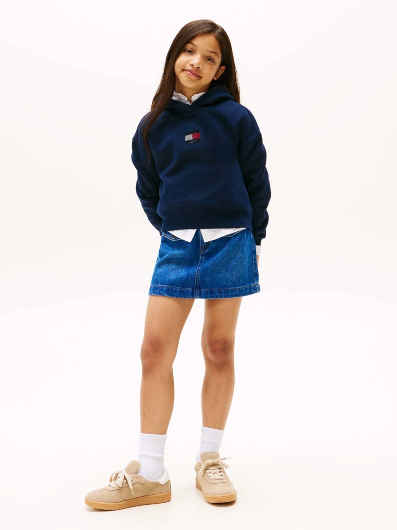 POLERON HOODIE CON LOGO DE STRASS - 2