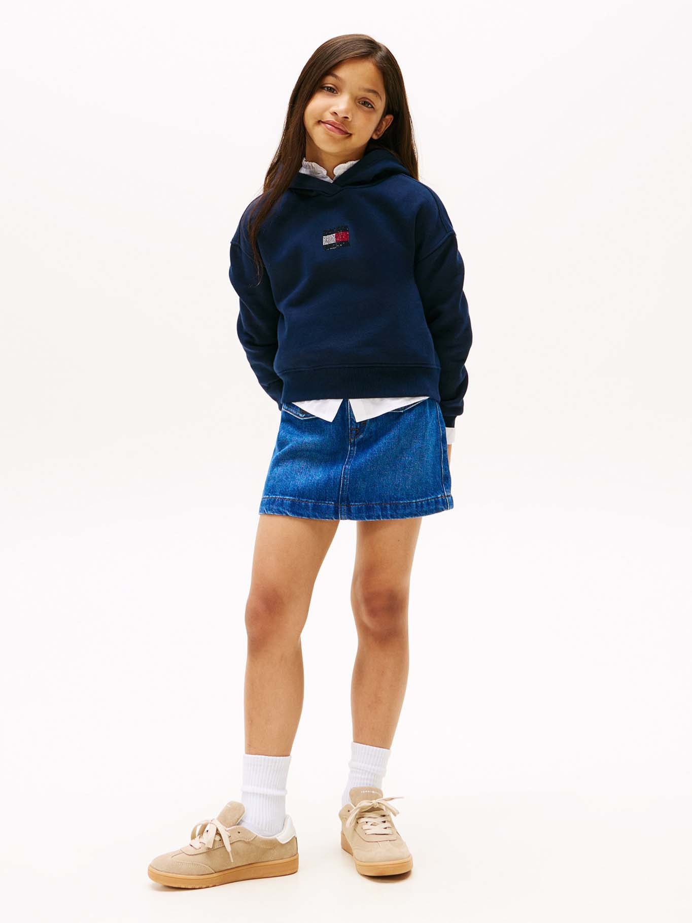 POLERON HOODIE CON LOGO DE STRASS - 2