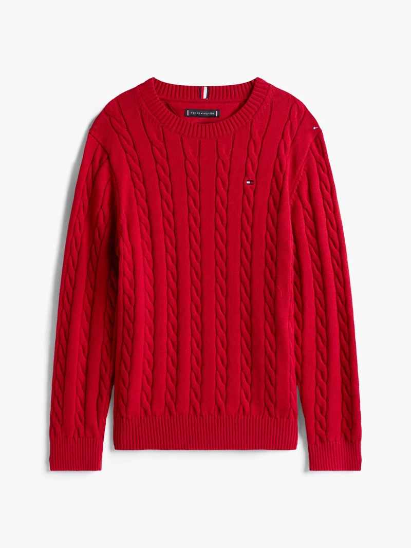 SWEATER DE NIÑO DE PUNTO TRENZADO - 5
