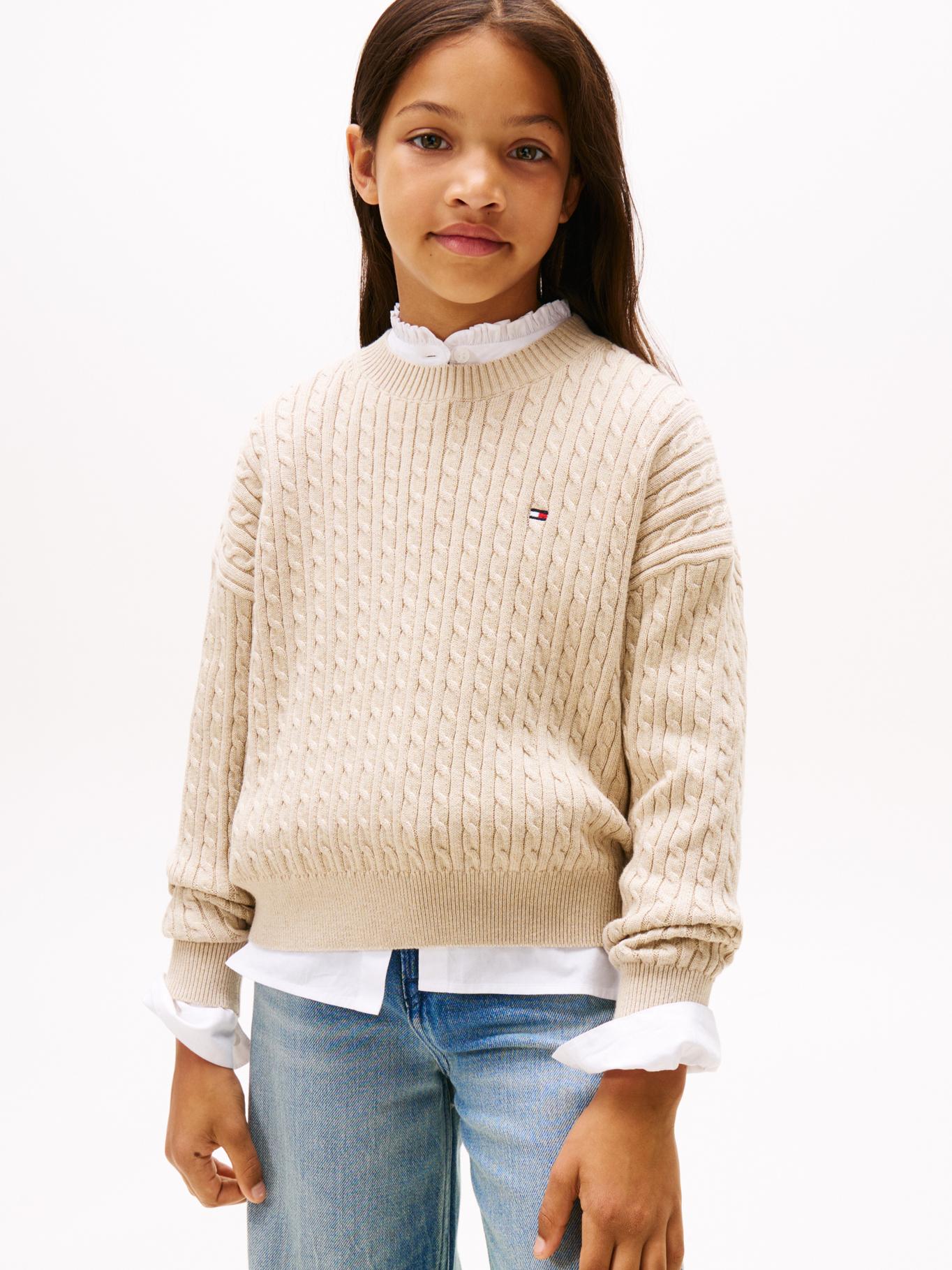SWEATER DE PUNTO TRENZADO - 1