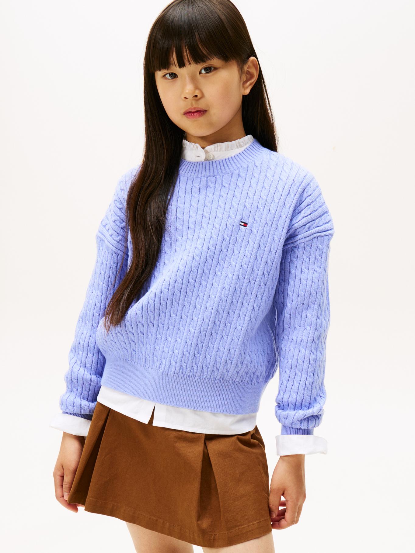 SWEATER DE PUNTO TRENZADO - 1