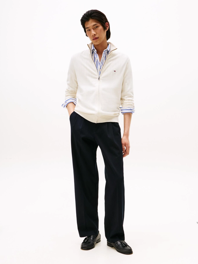 SWEATER ESSENTIAL COTTON CON CIERRE - 2