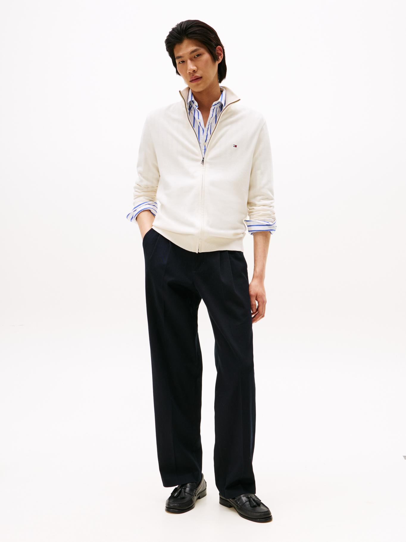 SWEATER ESSENTIAL COTTON CON CIERRE - 2