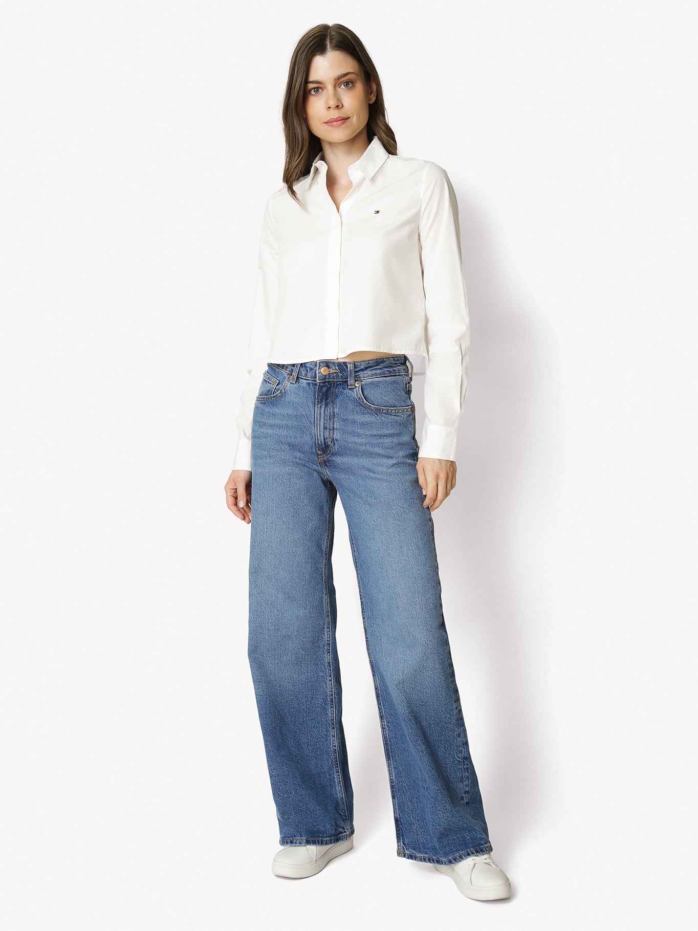 CAMISA CLASSIC POPLIN CROPPED - 2