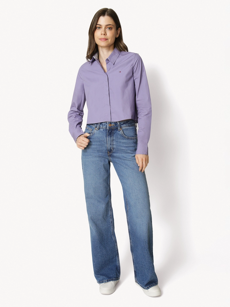 CAMISA CLASSIC POPLIN CROPPED - 2