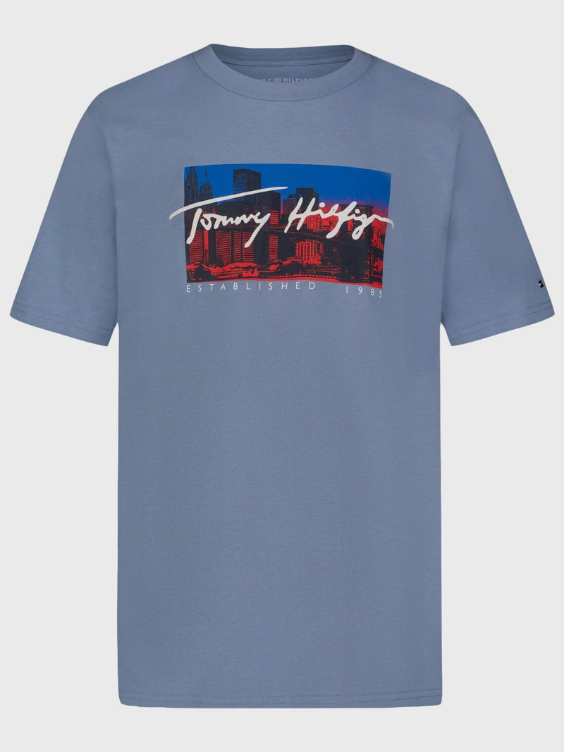 POLERA SKYLINE CON LOGO - 1