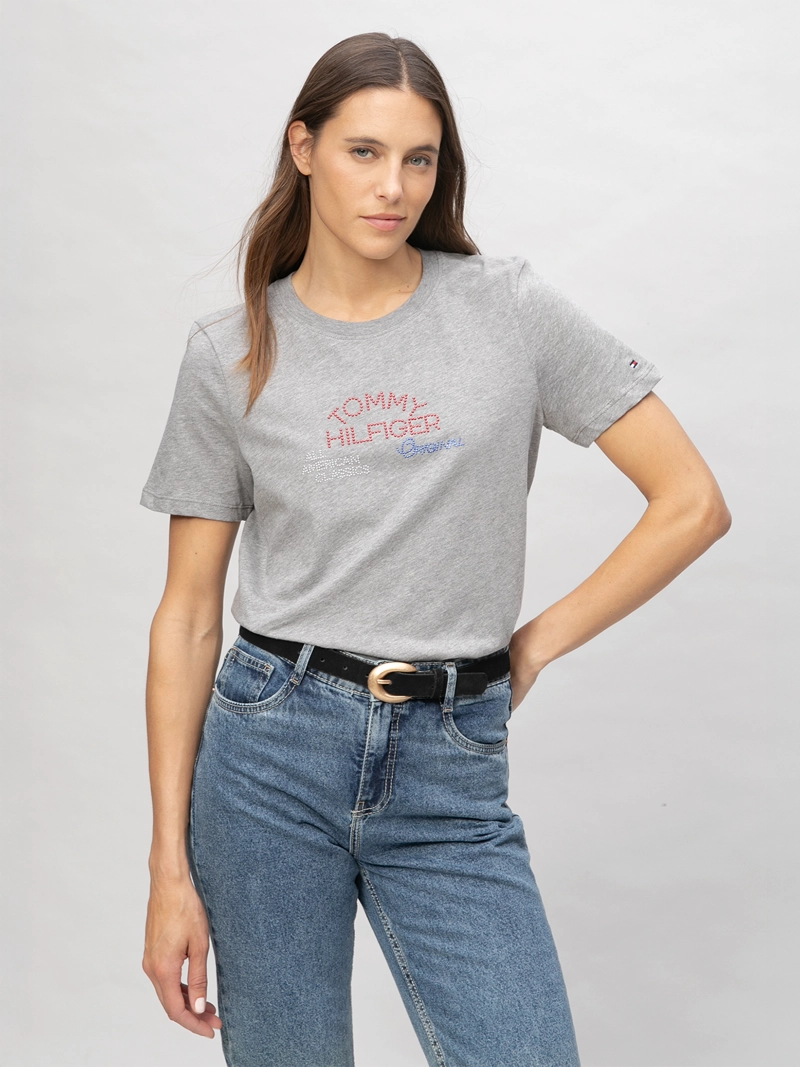 POLERA CON LOGO GRAFICO REGULAR FIT - 1