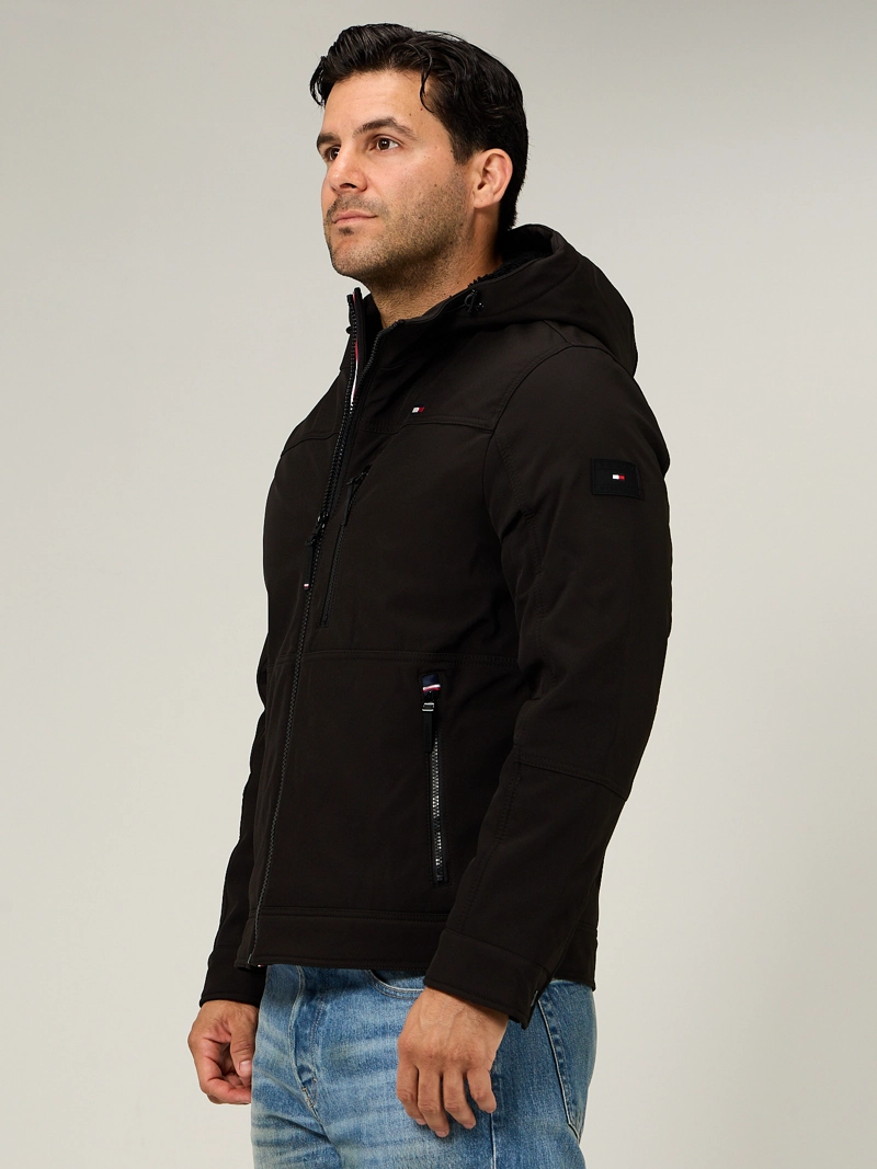 CHAQUETA SOFT SHELL CON GORRO - 4