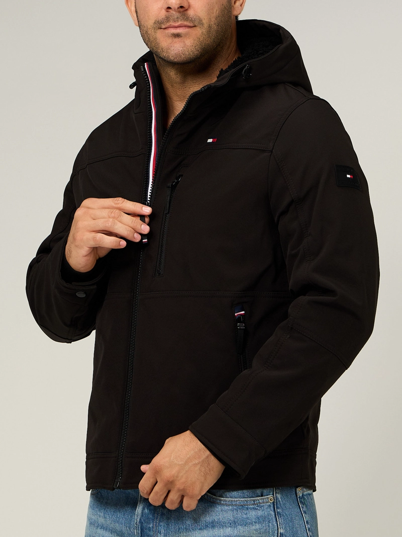 CHAQUETA SOFT SHELL CON GORRO - 5