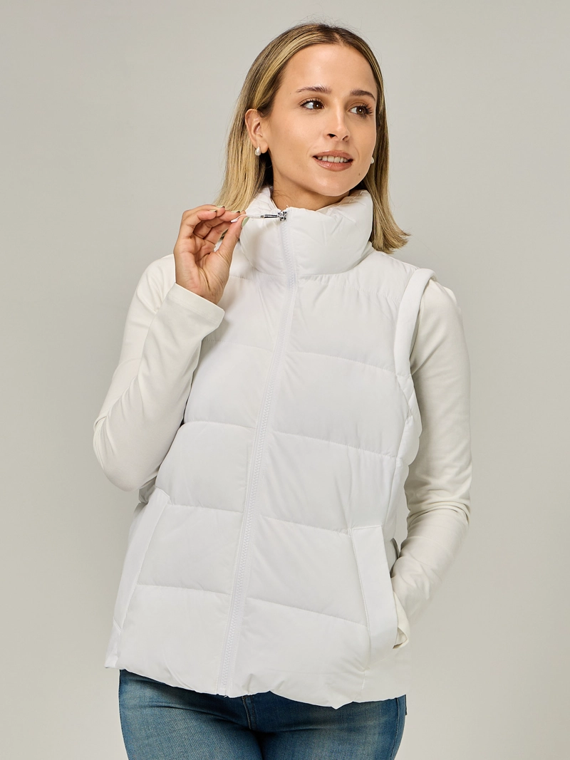 PARKA VEST DE CUELLO ALTO - 1