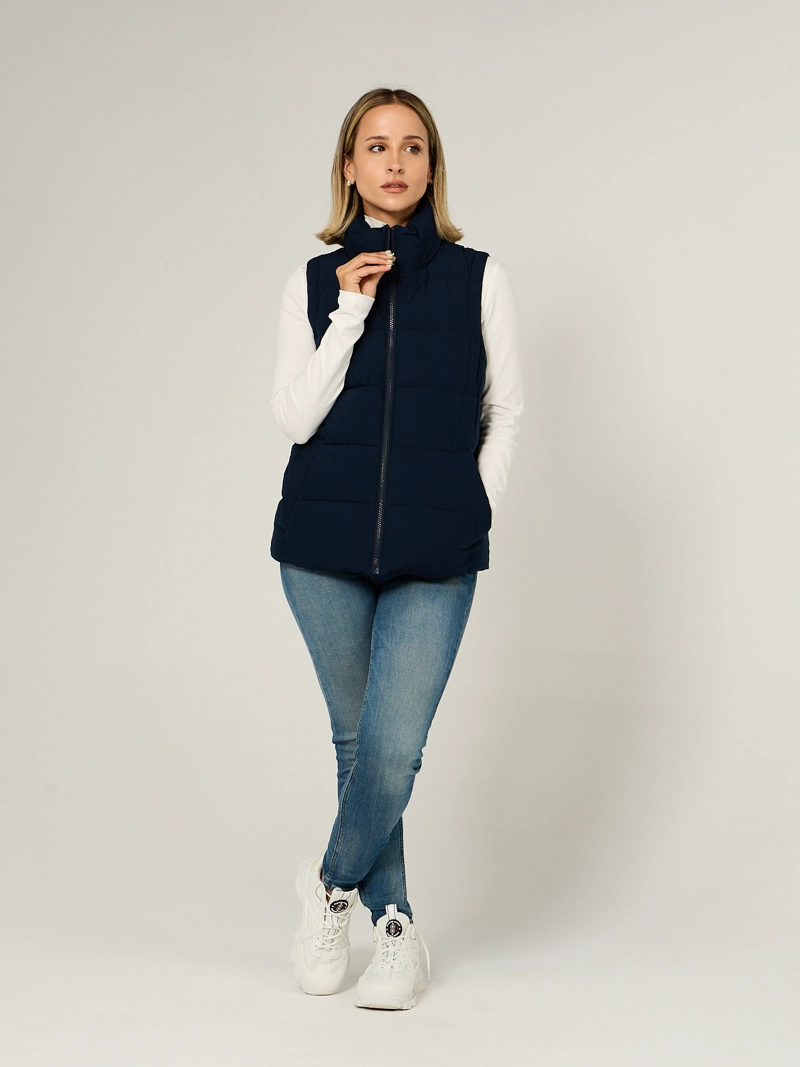 PARKA VEST DE CUELLO ALTO - 2