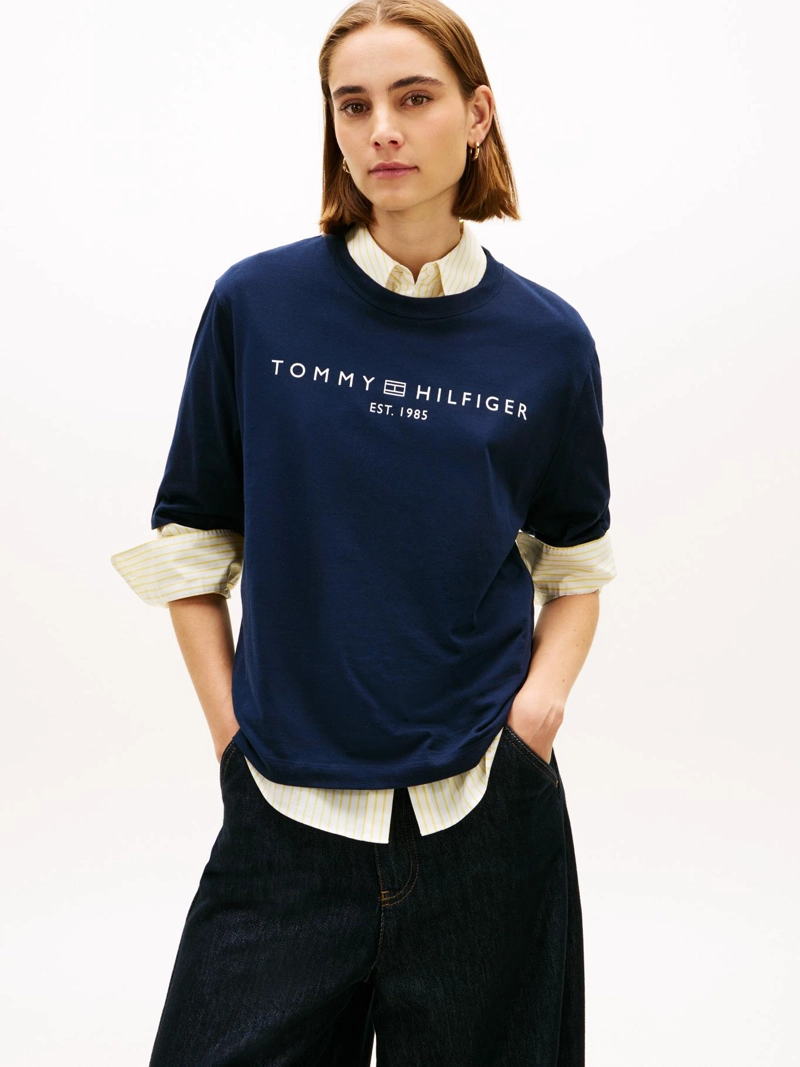 POLERA LOGO GRAFICO RELAXED FIT - 1