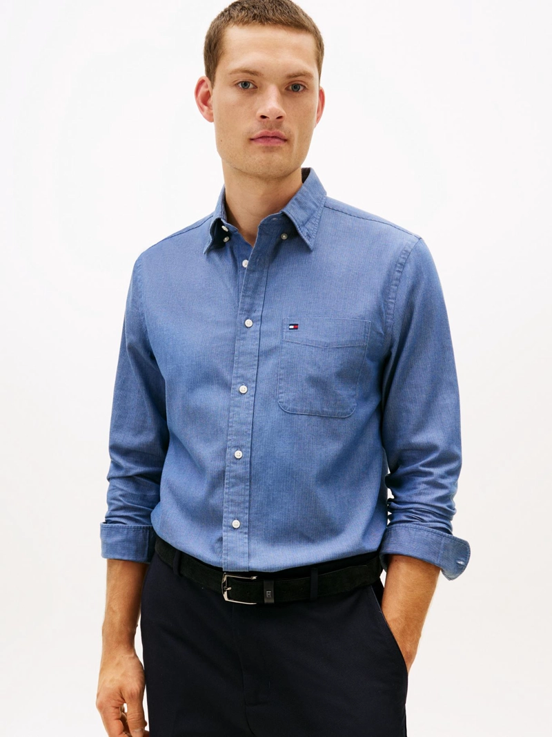 CAMISA REGULAR FIT CON LOGO - 1