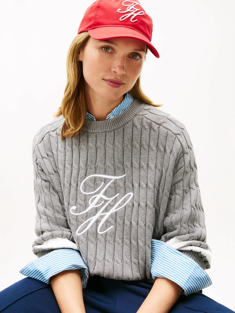 SWEATER CON LOGO SCRIPT GRAFICO - 4