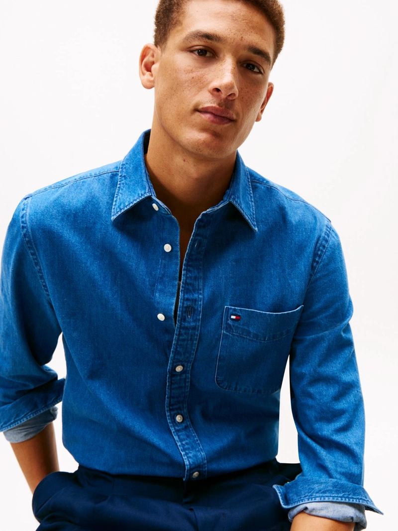 CAMISA DENIM REGULAR FIT - 4