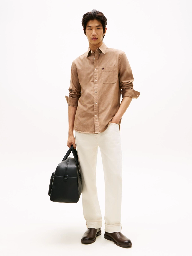 CAMISA REGULAR FIT CON LOGO - 2