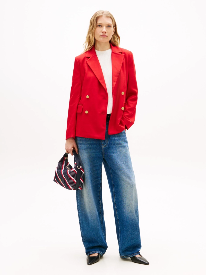 BLAZER CON ESTAMPADO DE CUADROS - 2