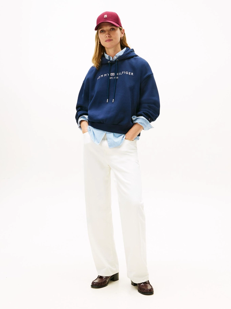 POLERON HOODIE DE FELPA RELAXED FIT - 2
