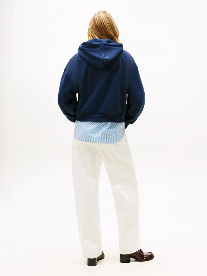 POLERON HOODIE DE FELPA RELAXED FIT - 3
