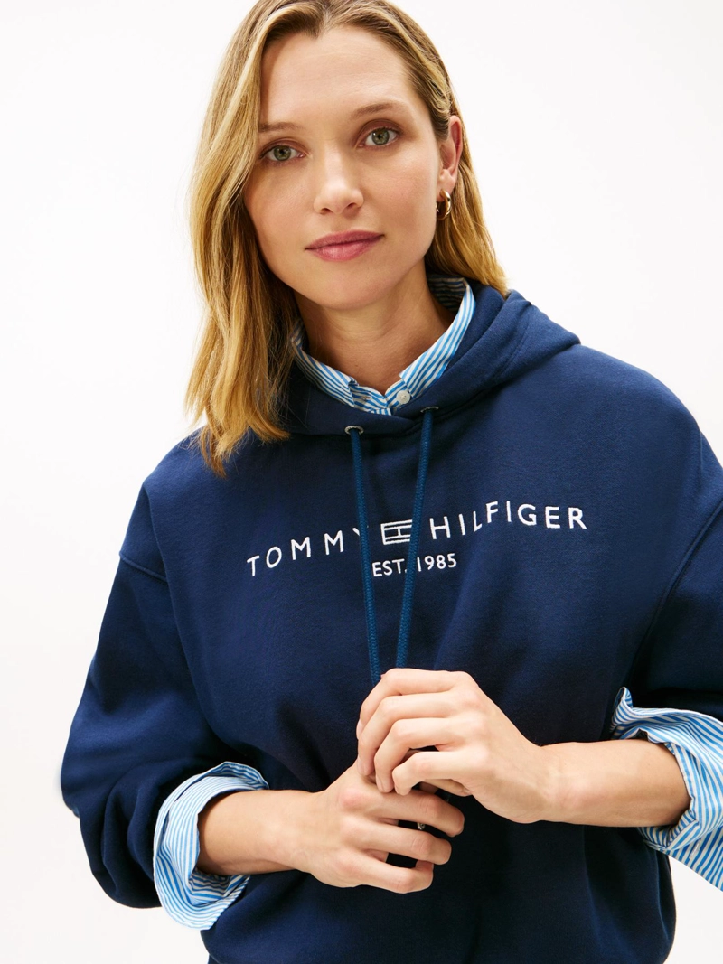 POLERON HOODIE DE FELPA RELAXED FIT - 4