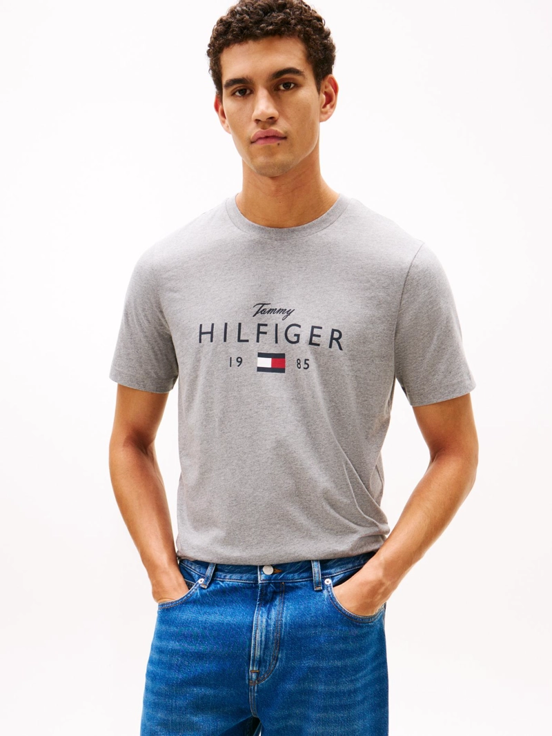 POLERA CON LOGO GRAFICO REGULAR FIT - 1