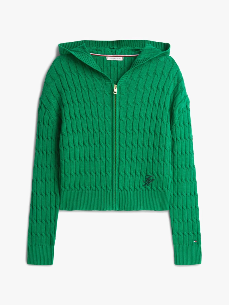 SWEATER HOODIE TEJIDO CABLEADO - 5