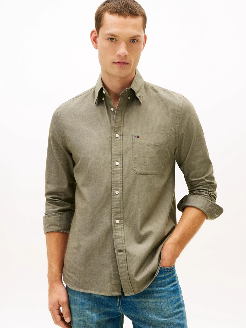 CAMISA REGULAR FIT CON LOGO - 1