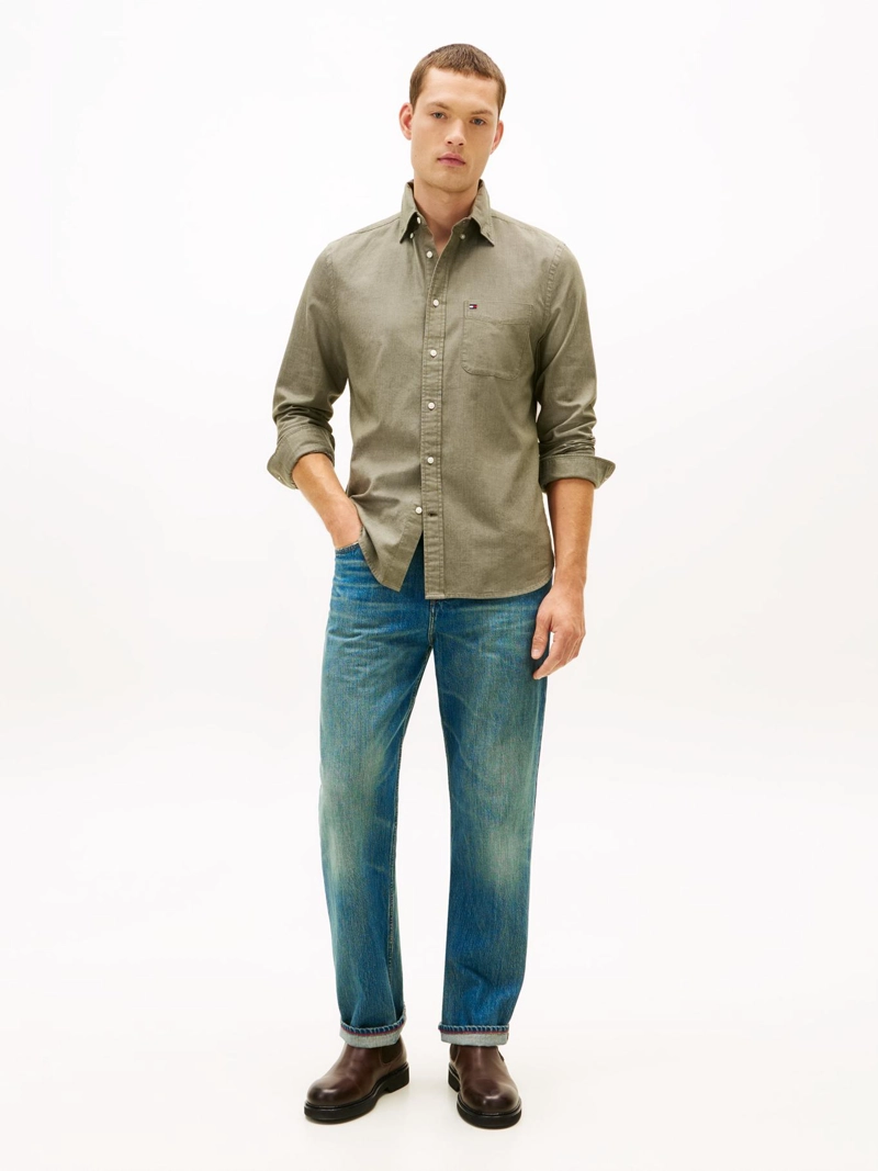 CAMISA REGULAR FIT CON LOGO - 2