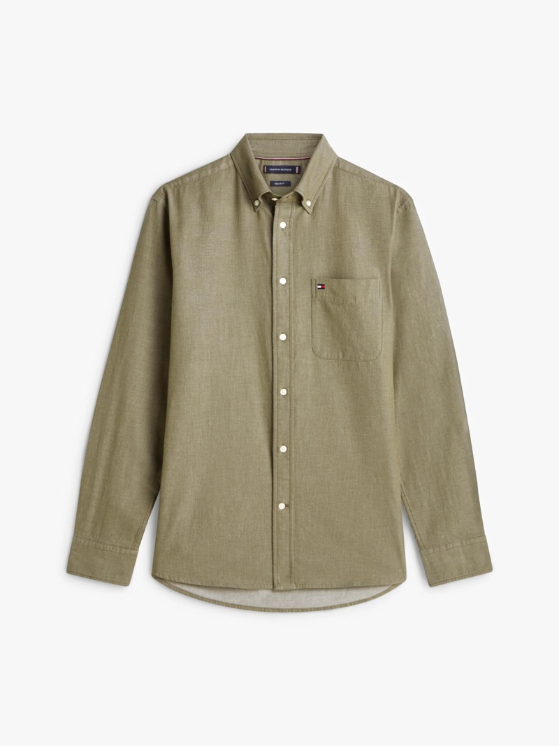 CAMISA REGULAR FIT CON LOGO - 5