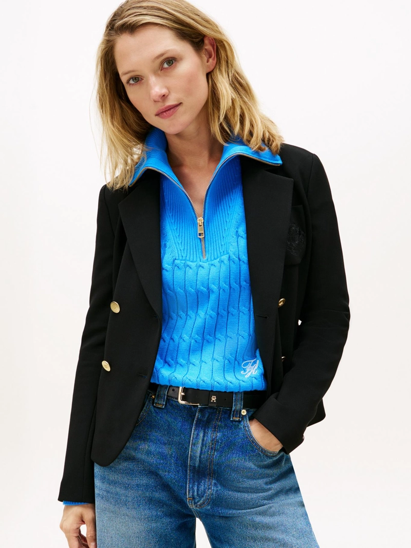 BLAZER DE PUNTO SLIM FIT - 1