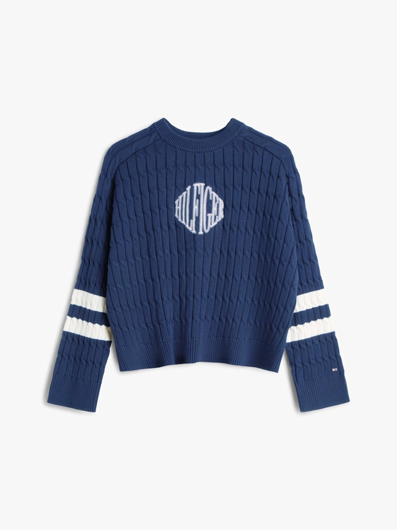 SWEATER CON LOGO SCRIPT GRAFICO - 5