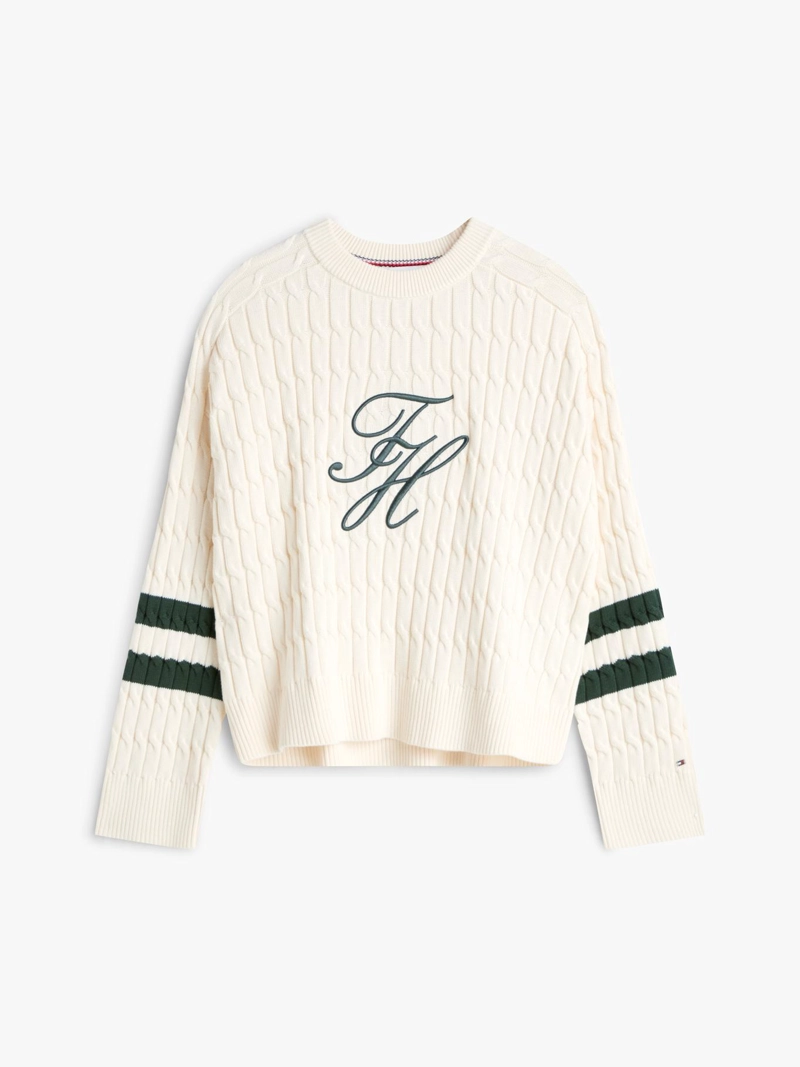 SWEATER CON LOGO SCRIPT GRAFICO - 5