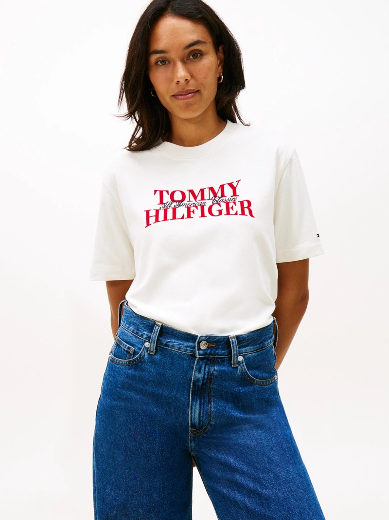 POLERA CON LOGO MODERNO RELAXED FIT - 1