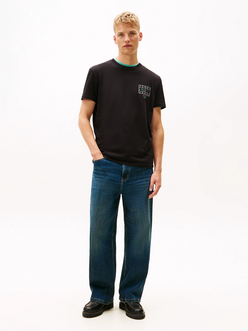 POLERA CON LOGO EFECTO ESPRAY REGULAR FIT - 2