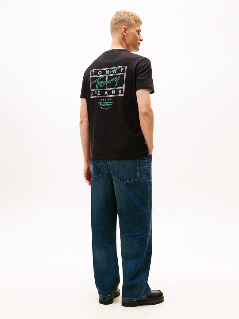 POLERA CON LOGO EFECTO ESPRAY REGULAR FIT - 3