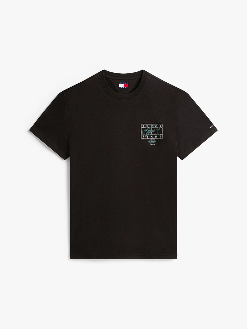 POLERA CON LOGO EFECTO ESPRAY REGULAR FIT - 5