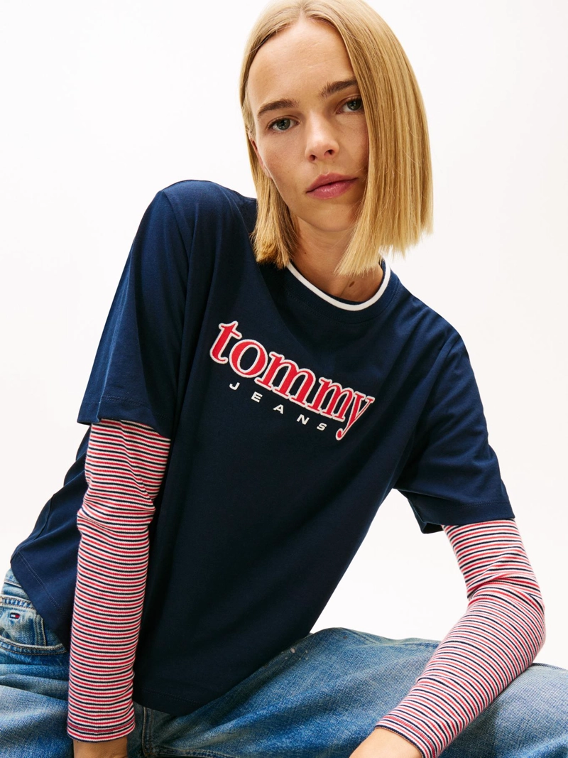 POLERA RELAXED CON LOGO - 4