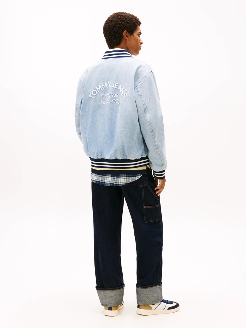 CHAQUETA BOMBER HOODIE DENIM - 3
