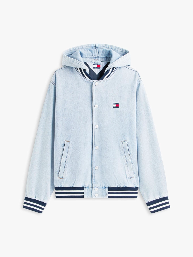 CHAQUETA BOMBER HOODIE DENIM - 6